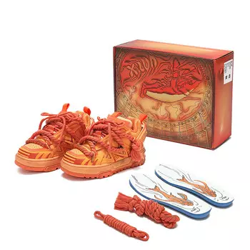 Кроссовки X·LUN Skateboarding Shoes Unisex Mid-top Orange, цвет Orange