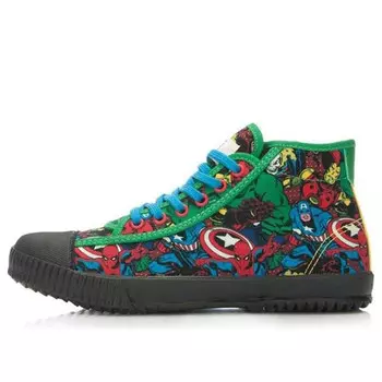 Кроссовки x marvel comics graphic classic canvas shoes Li-Ning, черный