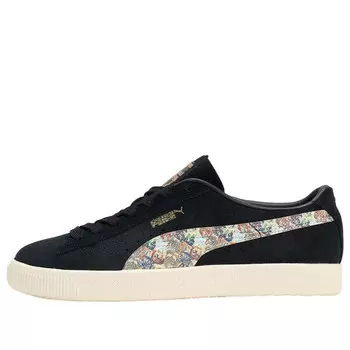 Кроссовки x monster hunter suede vintage r 'black warm white' Puma, черный