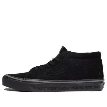 Кроссовки x neighborhood sk8-mid 83 dx 'black' Vans, черный