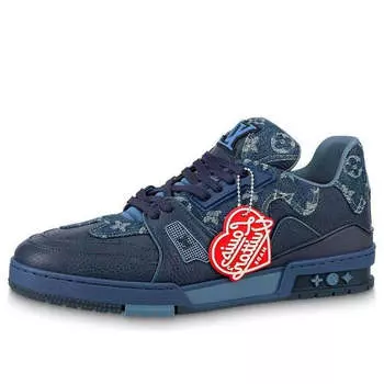 Кроссовки x nigo lv trainers 'blue denim' Louis Vuitton, синий