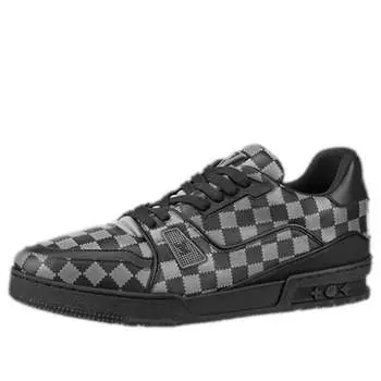 Кроссовки x nigo trainers 'grey plaid' Louis Vuitton, серый