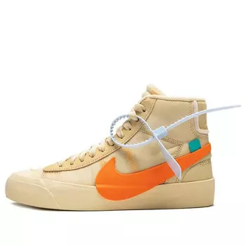 Кроссовки x off-white blazer mid 'all hallows eve' Nike, мультиколор