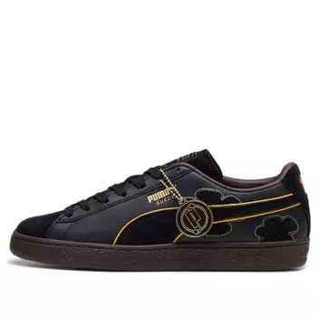 Кроссовки x one piece suede 'blackbeard' Puma, черный