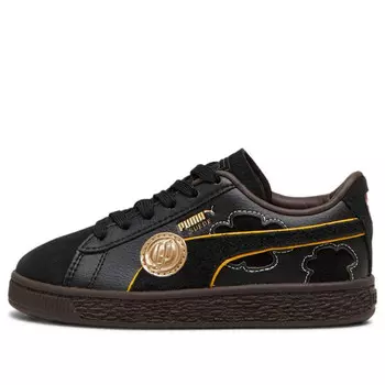 Кроссовки x one piece suede 'blackbeard' Puma, черный