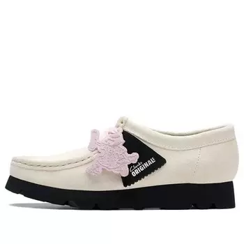 Кроссовки x paper girl wallabee 'white' Clarks, белый