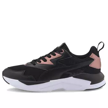 Кроссовки x-ray lite metallic 'black rose gold' Puma, черный
