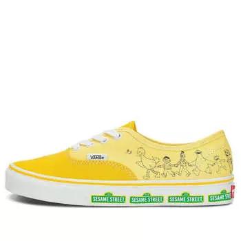 Кроссовки x sesame street authentic shoes 'yellow' Vans, желтый