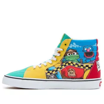 Кроссовки x sesame street sk8-hi 'multi-color' Vans, мультиколор