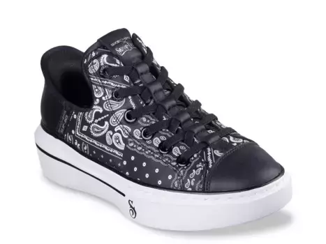 Кроссовки x Snoop Dogg Hands Free Slip-Ins Snoop One Sneaker Skechers, цвет blackpaisleyprint