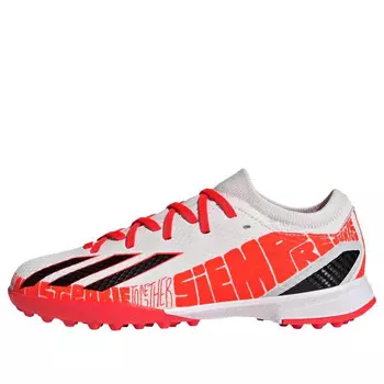 Кроссовки x speedportal messi.3 tf 'white solar red' Adidas, красный