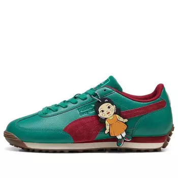 Кроссовки x squid game easy rider 'green red' Puma, зеленый