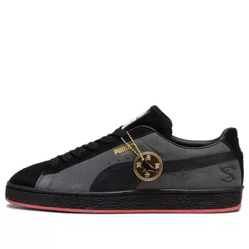 Кроссовки x staple suede 'black shadow grey' Puma, черный