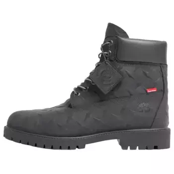 Кроссовки x supreme diamond plate 6 inch premium waterproof boot 'black - 23fw' Timberland, черный