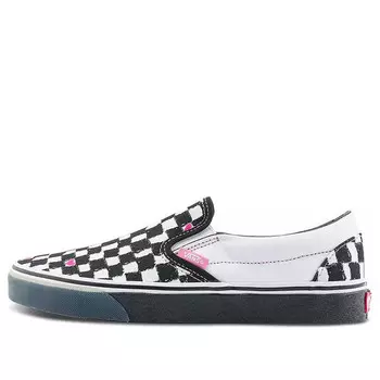 Кроссовки x the museum visitor slip-on 'black whtie' Vans, черный