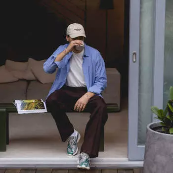 Кроссовки x tomo curation gel-nimbus 10.1 Asics, зеленый
