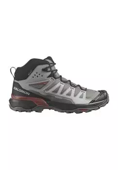 Кроссовки X Ultra 360 Mid GTX, водонепроницаемые, дышащие, мужские salomon, цвет Pewter Black