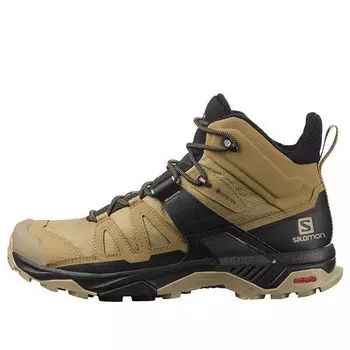 Кроссовки x-ultra 4 mid gtx waterproof trail Salomon, бежевый