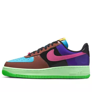 Кроссовки x undefeated air force 1 low 'multi-patent pink prime' Nike, коричневый