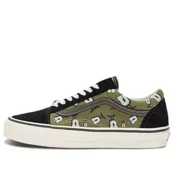 Кроссовки x undefeated old skool u-man Vans, черный