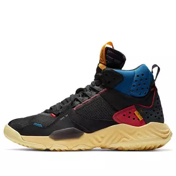 Кроссовки x union la delta mid 'off noir' Air Jordan, мультиколор