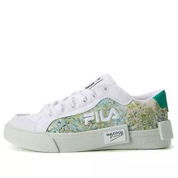 Кроссовки x van gogh skate shoes 'green white' Fila, белый