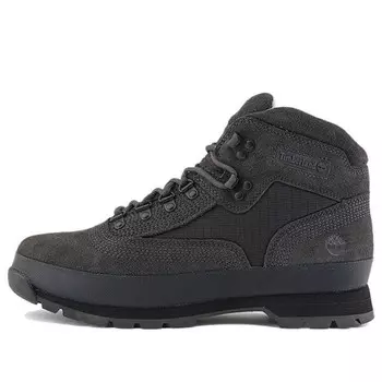 Кроссовки x white mountaineering euro hiker boots 'black suede' Timberland, черный