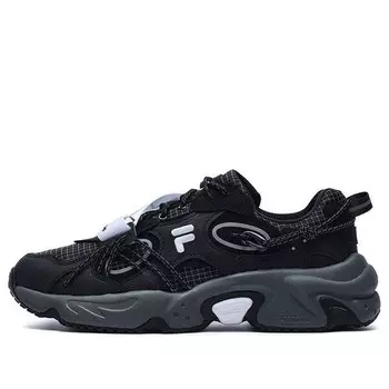 Кроссовки x white mountaineering raccoon shoes 'black' Fila Fusion, черный