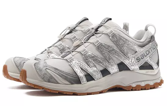 Кроссовки XA Pro 3D ADV для походов, унисекс, низкие, серые/серебристые Salomon