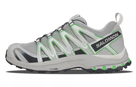 Кроссовки XA Pro 3D ADV унисекс с низким верхом, зеленые/серые/серебристые Salomon