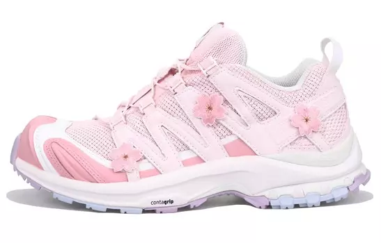 Кроссовки XA Pro 3D ADV унисекс с низким верхом розовые/белые Salomon