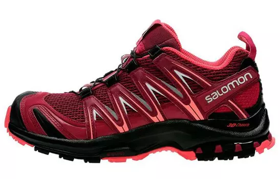 Кроссовки XA PRO 3D для походов женские, низкие, красные Salomon
