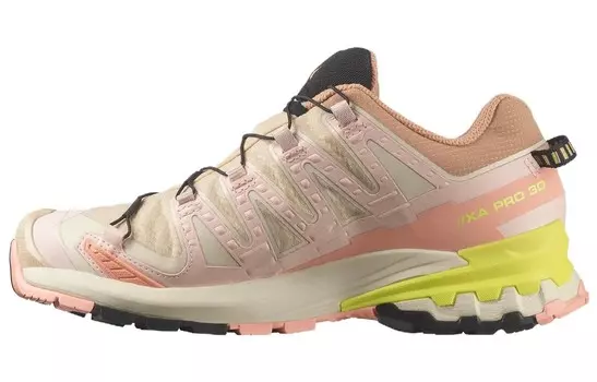 Кроссовки XA Pro 3D V9 Outdoor Performance женские с низким верхом светло-бежевого цвета Salomon