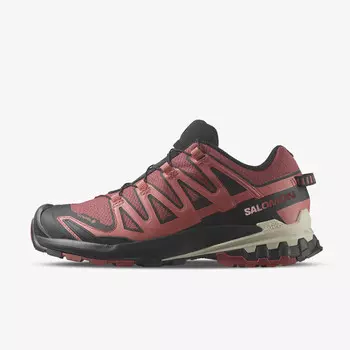 Кроссовки xa pro 3d v9 широкие gore-tex Salomon, бургундия