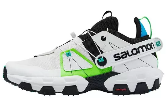 Кроссовки Xa Pro Street 2 для походов, унисекс, низкие, белые/черные/зеленые Salomon