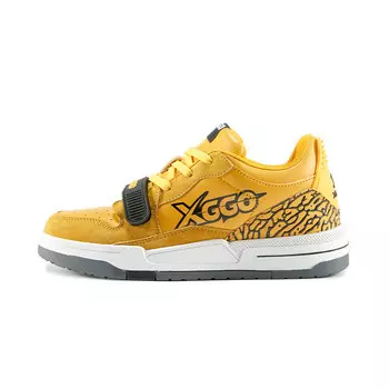 Кроссовки XIANGGUAN Skateboarding Shoes Unisex Low-top Yellow/White/Black, желтый