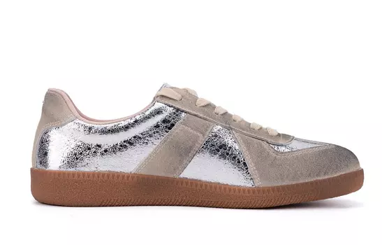 Кроссовки Xingdiman Star Dieman Skateboarding Shoes Women's Low-top Silver, серебряный