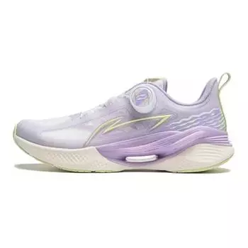 Кроссовки Xingyun Kids GS Low-top Сиреневые Фиолетовые/Белые Lining Young, сиреневый/фиолетовый/белый