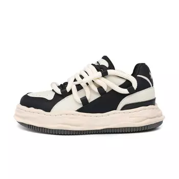 Кроссовки XJXY Lifestyle Shoes Unisex Low-top Black/White, черный