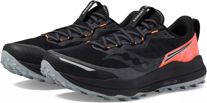 Кроссовки Xodus Ultra 2 Saucony, цвет Black/Vizi Orange