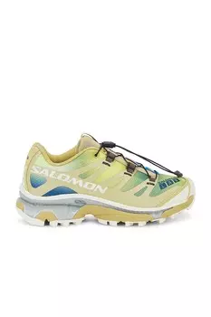 Кроссовки XT-4 AND Aurora Borealis Salomon, цвет Southern Moss, Transparent Yellow, & Deep Dive