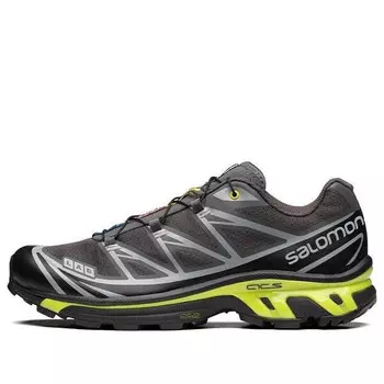 Кроссовки xt-6 'brown neon green' 416870 Salomon, черный