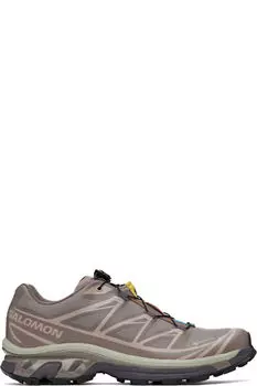 Кроссовки XT-6 GORE-TEX серо-коричневого цвета Salomon