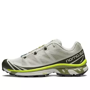 Кроссовки xt-6 'grey beige neon' 417519 Salomon, серый