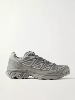 Кроссовки XT-6 из сетчатой ткани с резиновой окантовкой Salomon, серый