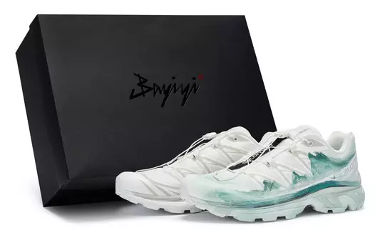 Кроссовки XT-6 унисекс с низким верхом зеленые Salomon