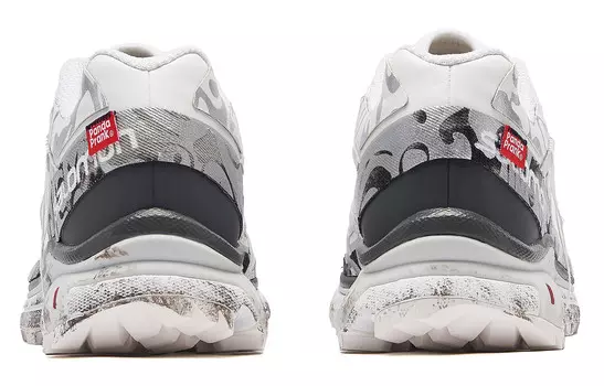 Кроссовки XT-6 унисекс с низким верхом, цвет черный/серебристый/серый Salomon