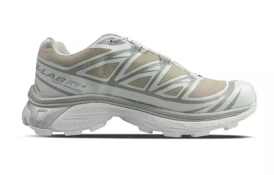 Кроссовки XT-6 унисекс с низким верхом белые/коричневые Salomon