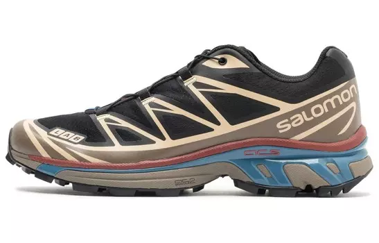 Кроссовки XT-6 унисекс с низким верхом, черные Salomon