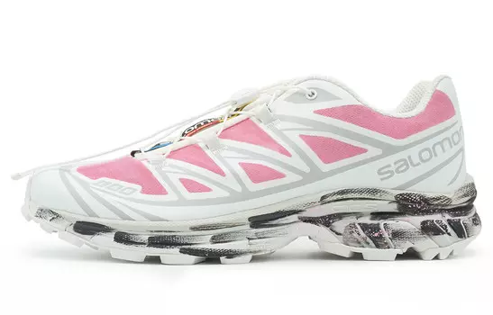 Кроссовки XT-6 унисекс с низким верхом розовый/черный Salomon